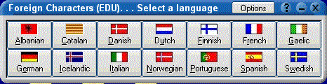 Foreign Characters Screenshot